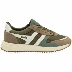 Basket Gola Chicago Kaki Vert Olive Homme | VHDG-74108832