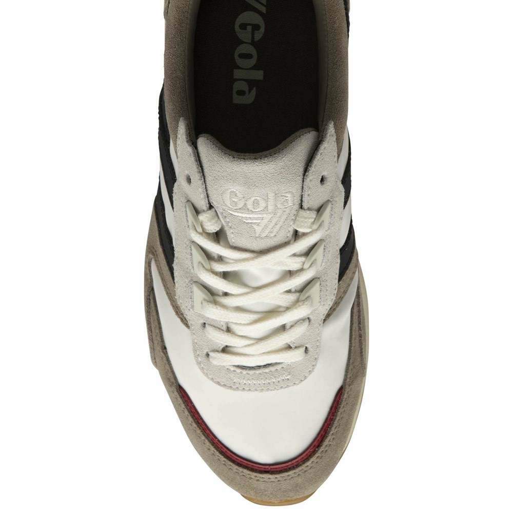 Basket Gola Chicago Blanche Noir Homme | EBPJ-07098629