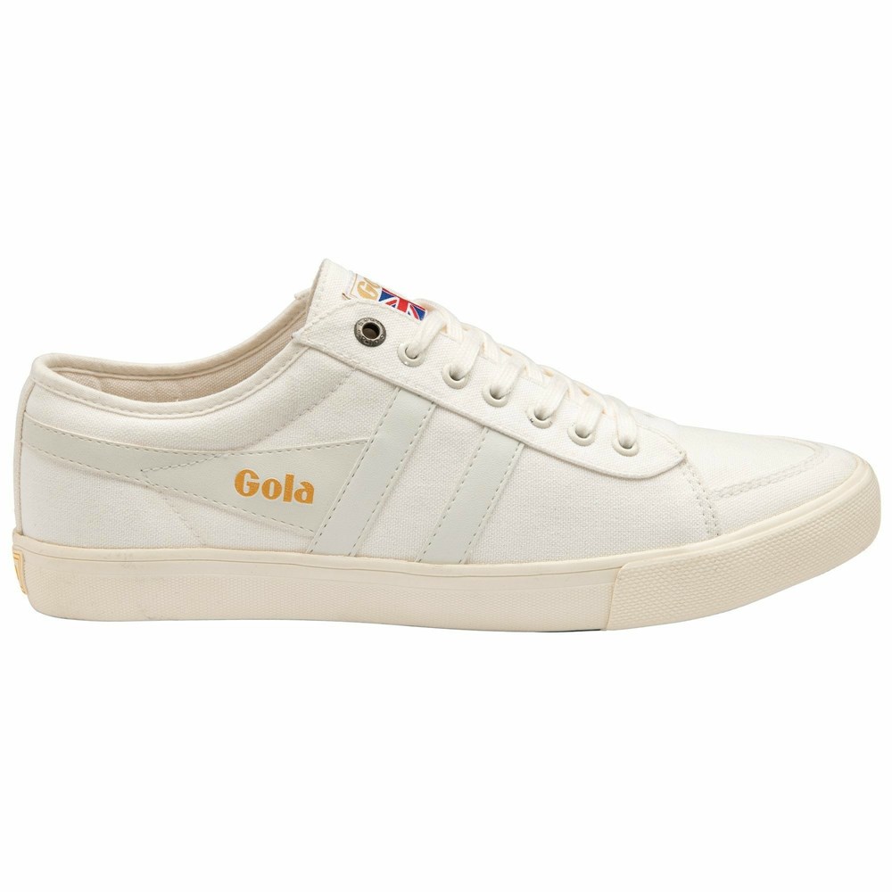 Basket Gola Vegan Comet Plimsoll Blanche Blanche Homme | AXTB-26318973