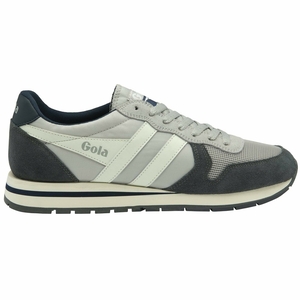 Basket Gola Daytona Grise Clair Blanche Homme | KKIH-69890124