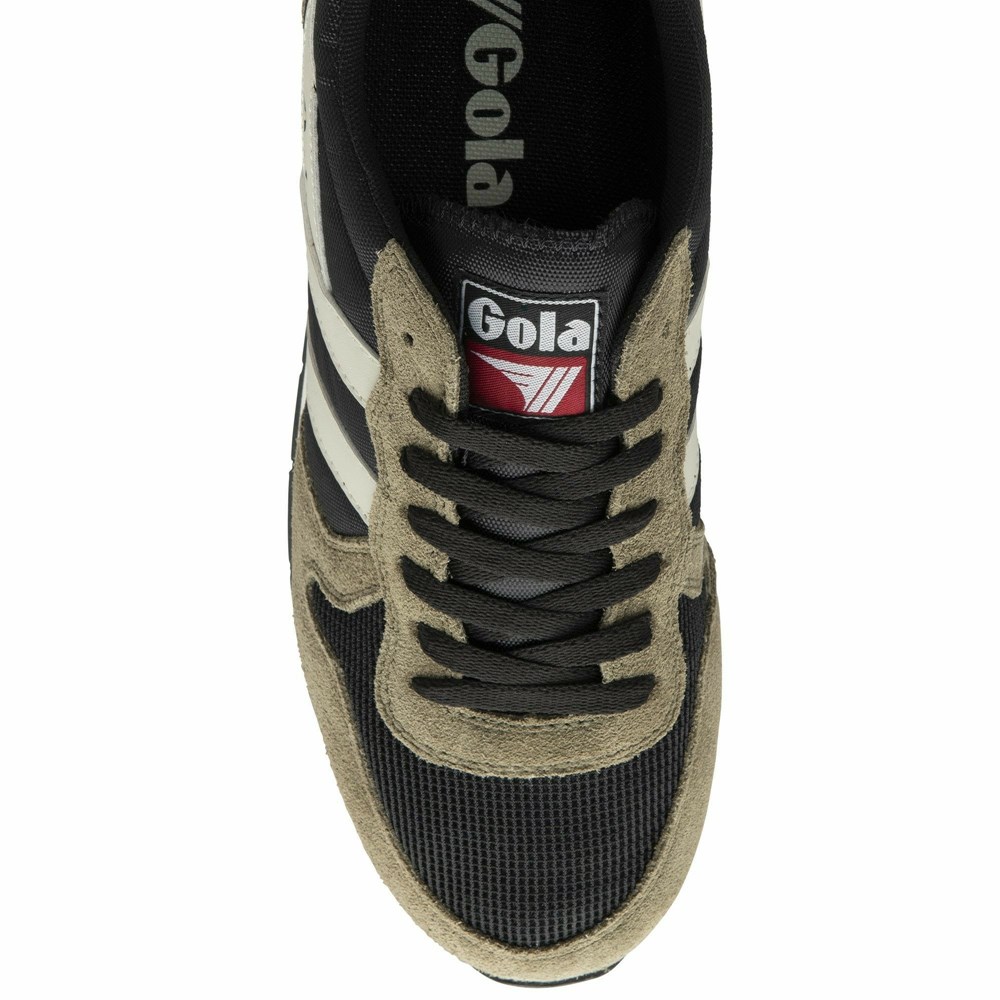 Basket Gola Daytona Noir Kaki Blanche Homme | MWVH-13017760