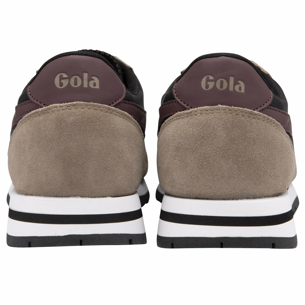 Basket Gola Daytona Noir Bordeaux Homme | UKYZ-63748719