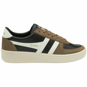 Basket Gola Grandslam Quadrant Noir Marron Blanche Homme | ACWD-55477226