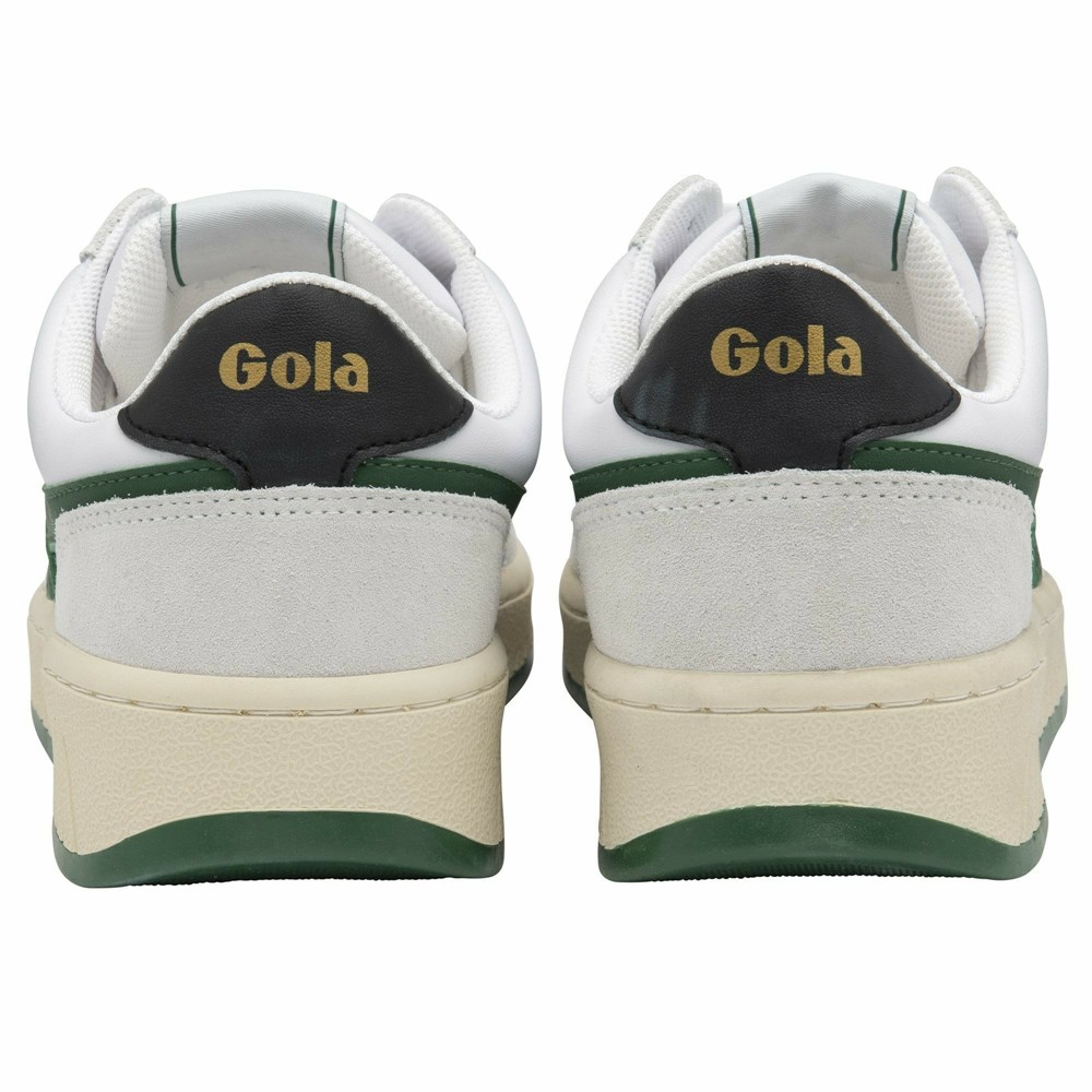 Basket Gola Superslam Blanche Vert Foncé Noir Homme | ISVT-28227901