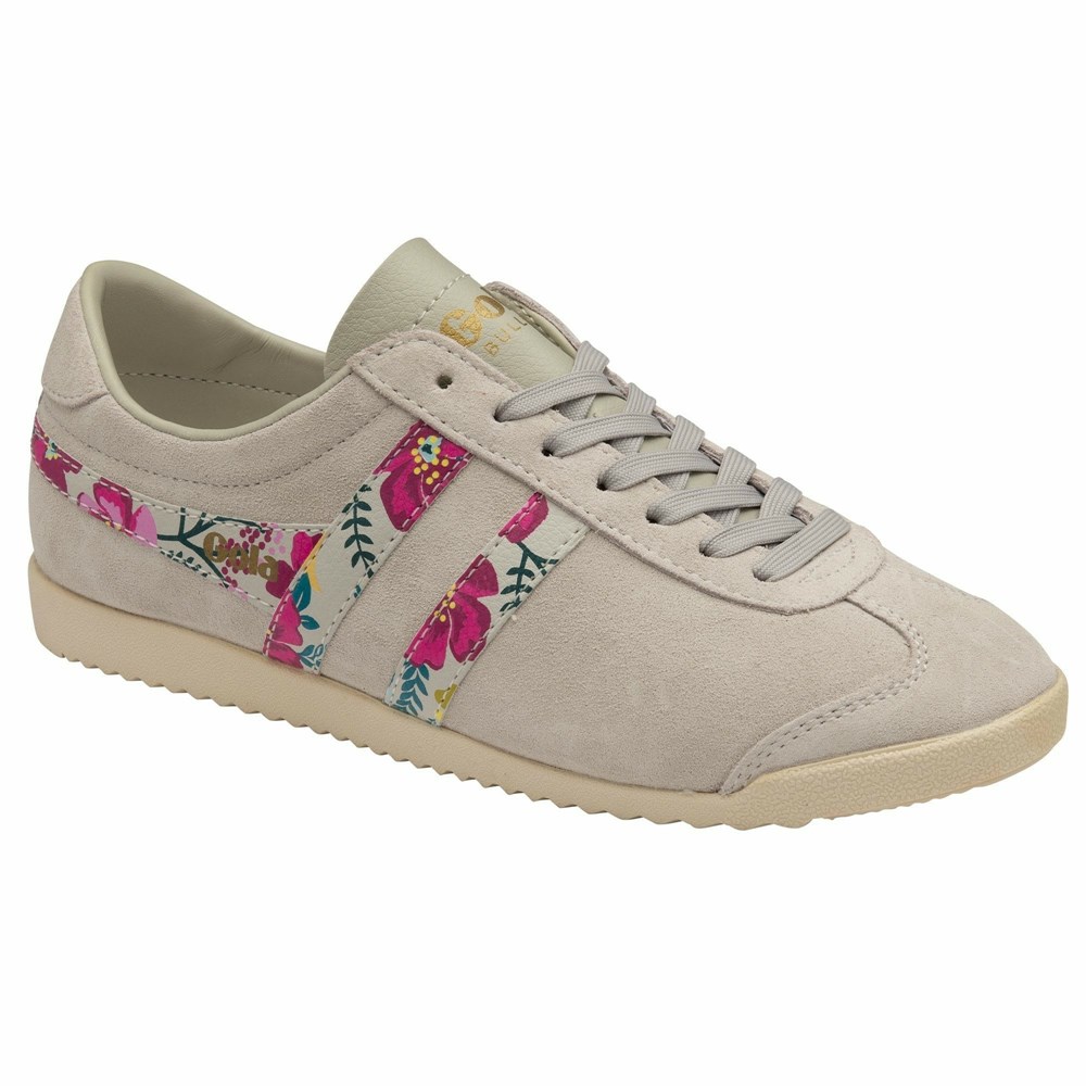 Basket Gola Bullet Floral Blanche Multicolore Femme | VHJO-99620576