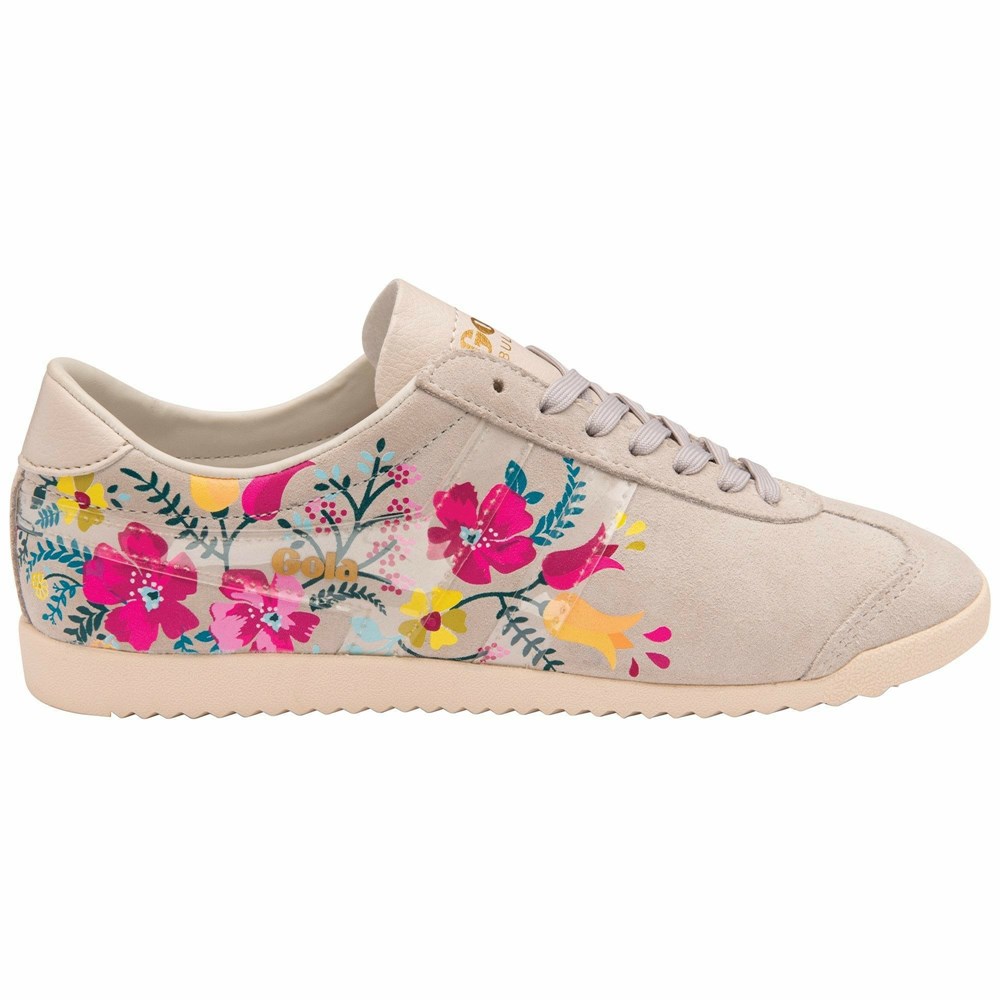 Basket Gola Bullet Floral Blanche Multicolore Femme | LACM-52799863