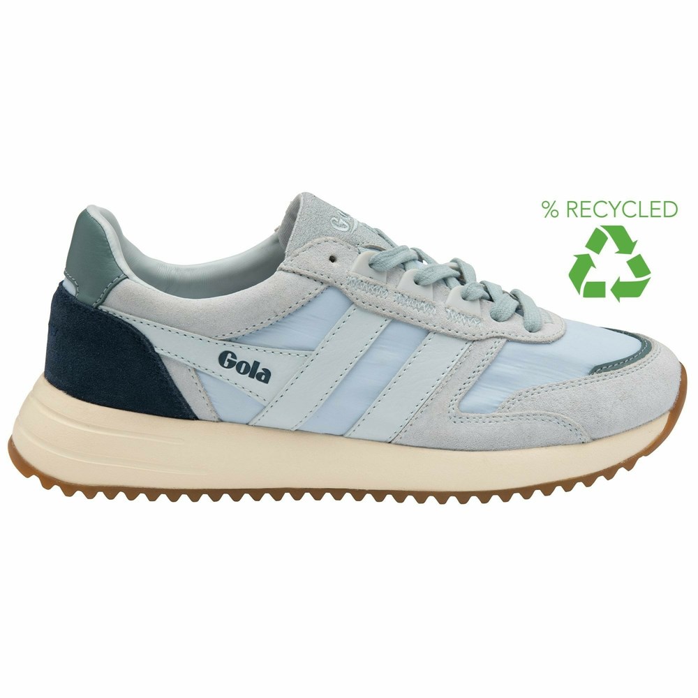 Basket Gola Chicago Bleu Femme | MICF-36463067