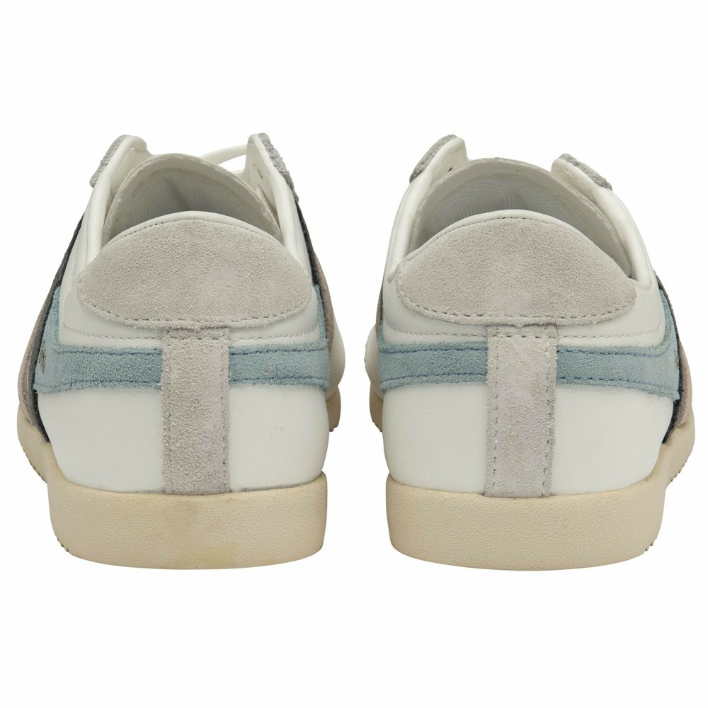 Basket Gola Bullet Trident Blanche Bleu Femme | PCCO-99269948