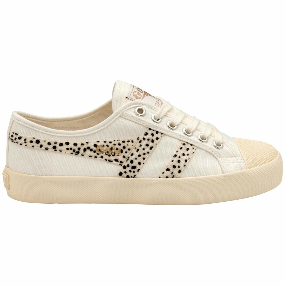 Basket Gola Vegan Coaster Safari Blanche Femme | GFQK-50684837