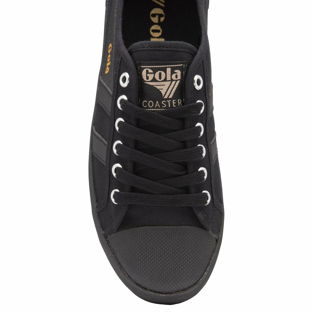 Basket Gola Vegan Coaster Peak Noir Femme | GTIE-71066812