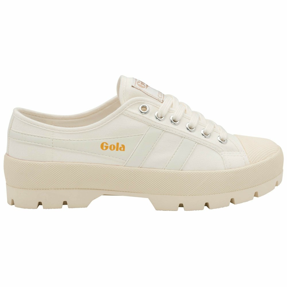 Basket Gola Vegan Coaster Peak Blanche Femme | FALI-20603292