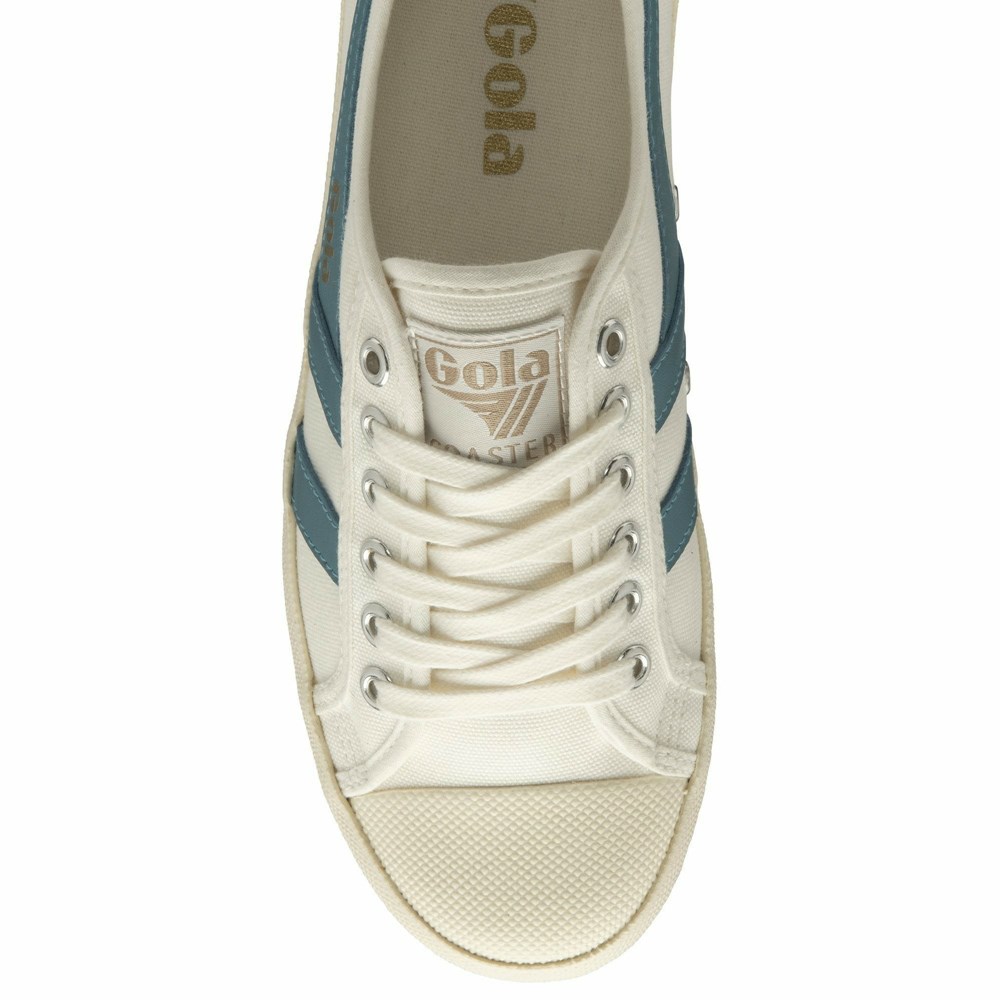 Basket Gola Vegan Coaster Blanche Femme | MOYS-21476536