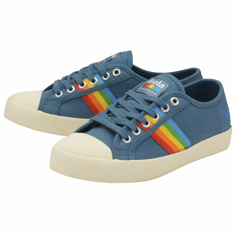 Basket Gola Vegan Coaster Rainbow Multicolore Femme | JWNK-37333072