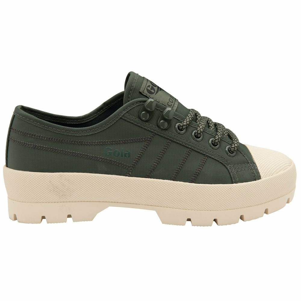 Basket Gola Vegan Coaster Peak Hiker Blanche Femme | SSWY-21501202