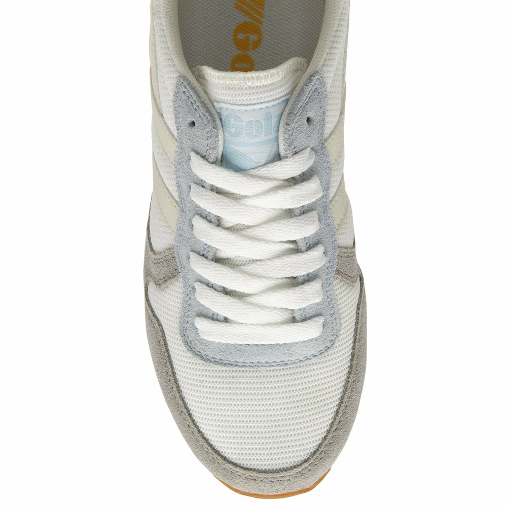 Basket Gola Daytona Mesh Blanche Bleu Orange Femme | MESX-79787274