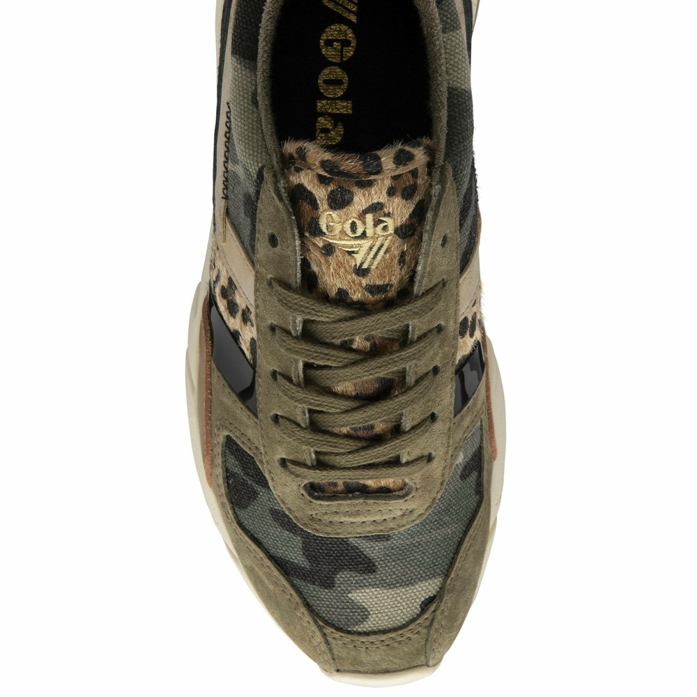 Basket Gola Eclipse Mode Camouflage Leopard Multicolore Femme | GVEZ-17152839