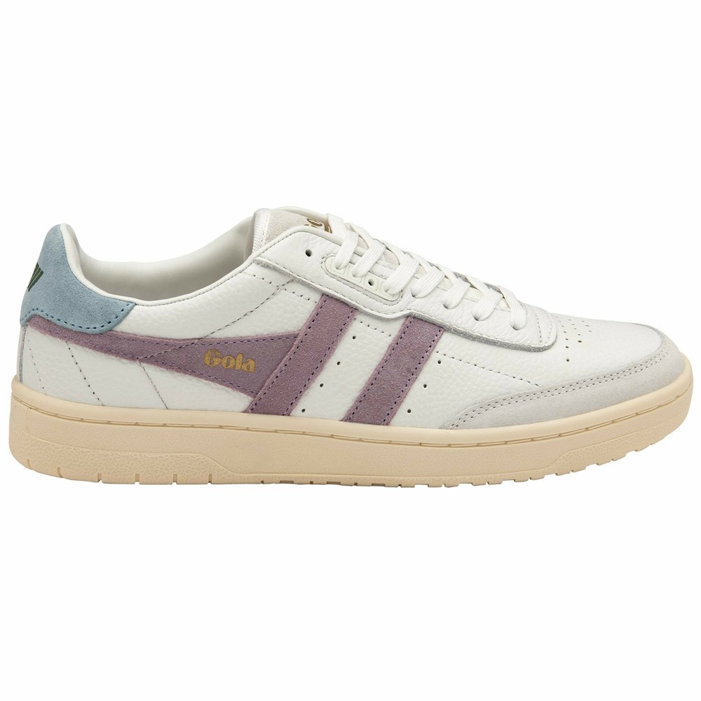 Basket Gola Falcon Blanche Femme | JZSW-54794518