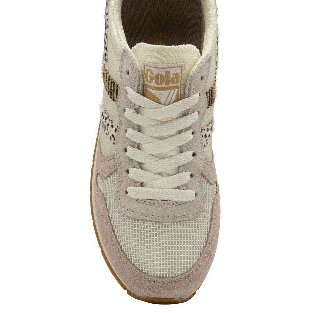 Basket Gola Daytona Safari Blanche Femme | OAKG-70792506