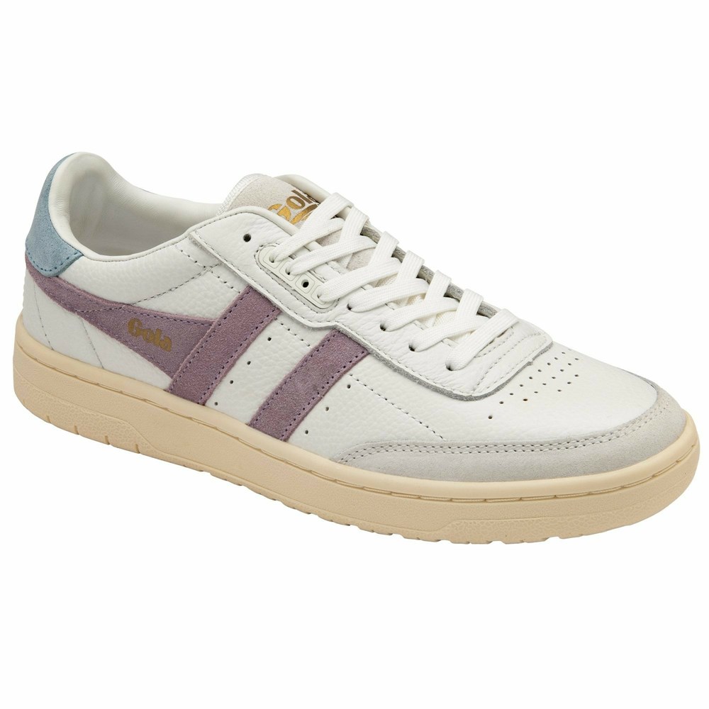 Basket Gola Falcon Blanche Femme | JZSW-54794518