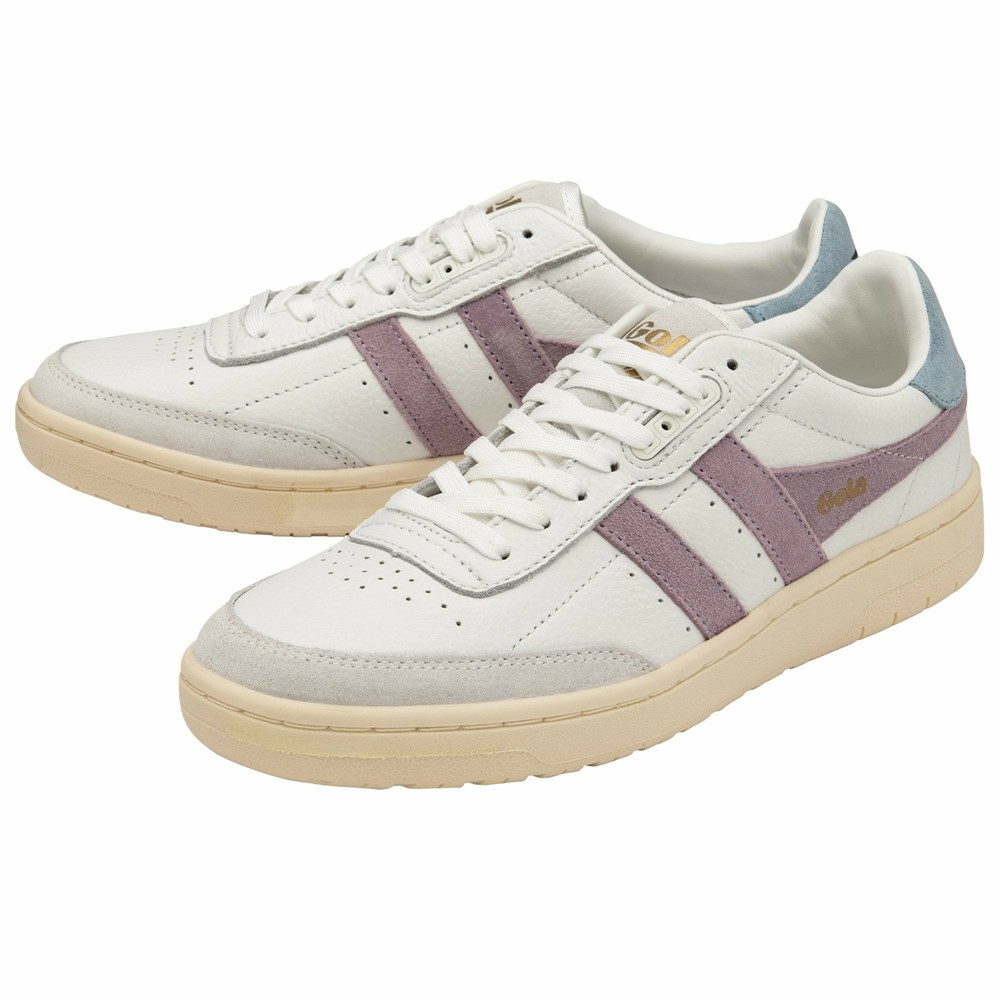 Basket Gola Falcon Blanche Femme | JZSW-54794518