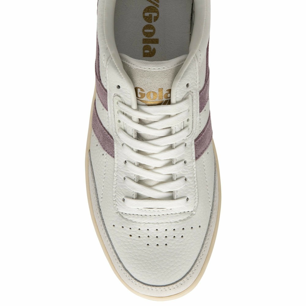 Basket Gola Falcon Blanche Femme | JZSW-54794518