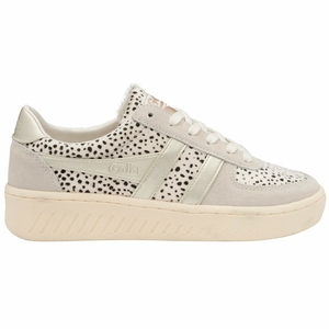 Basket Gola Grandslam Savanna Blanche Doré Femme | TVJP-66650806