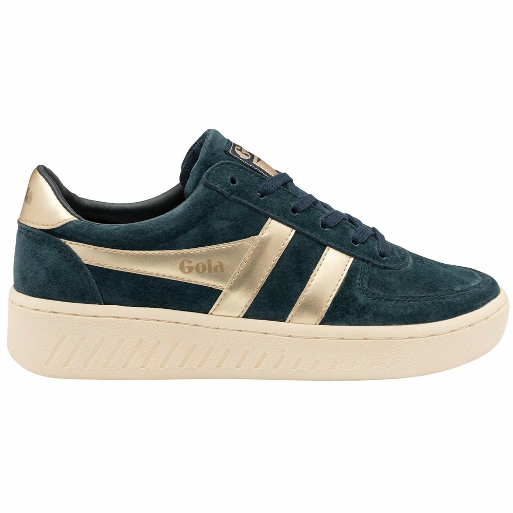 Basket Gola Grandslam Pearl Bleu Marine Femme | RENT-64028437