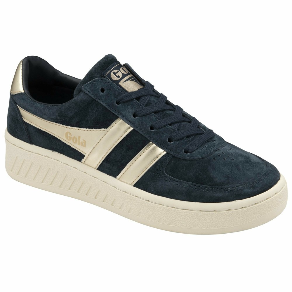 Basket Gola Grandslam Pearl Bleu Marine Femme | RENT-64028437