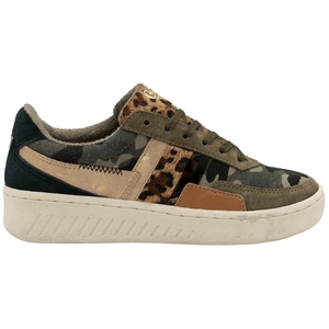 Basket Gola Grandslam Mode Camouflage Leopard Multicolore Femme | MMTV-49268792