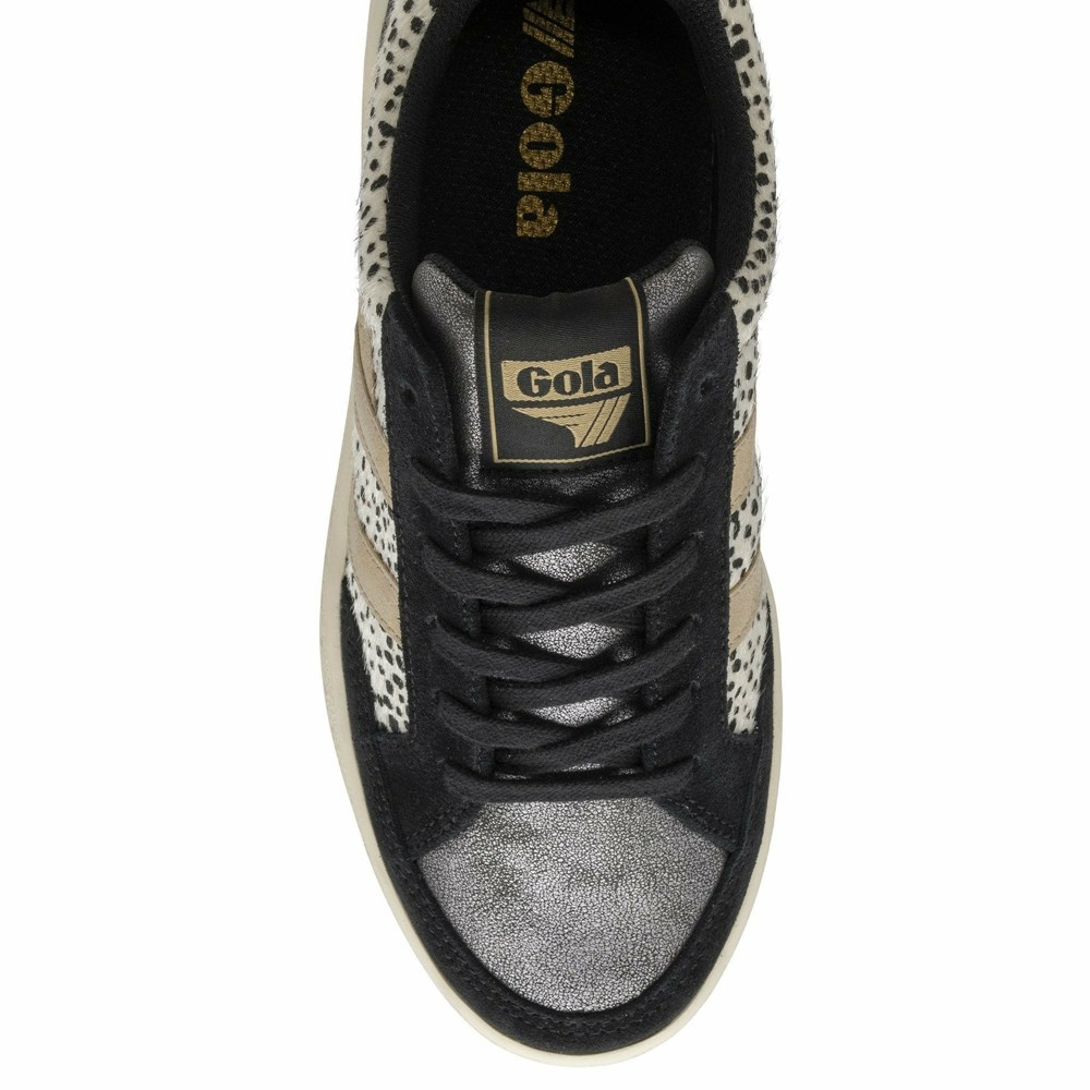 Basket Gola Superslam Noir Doré Femme | OYYZ-73947779