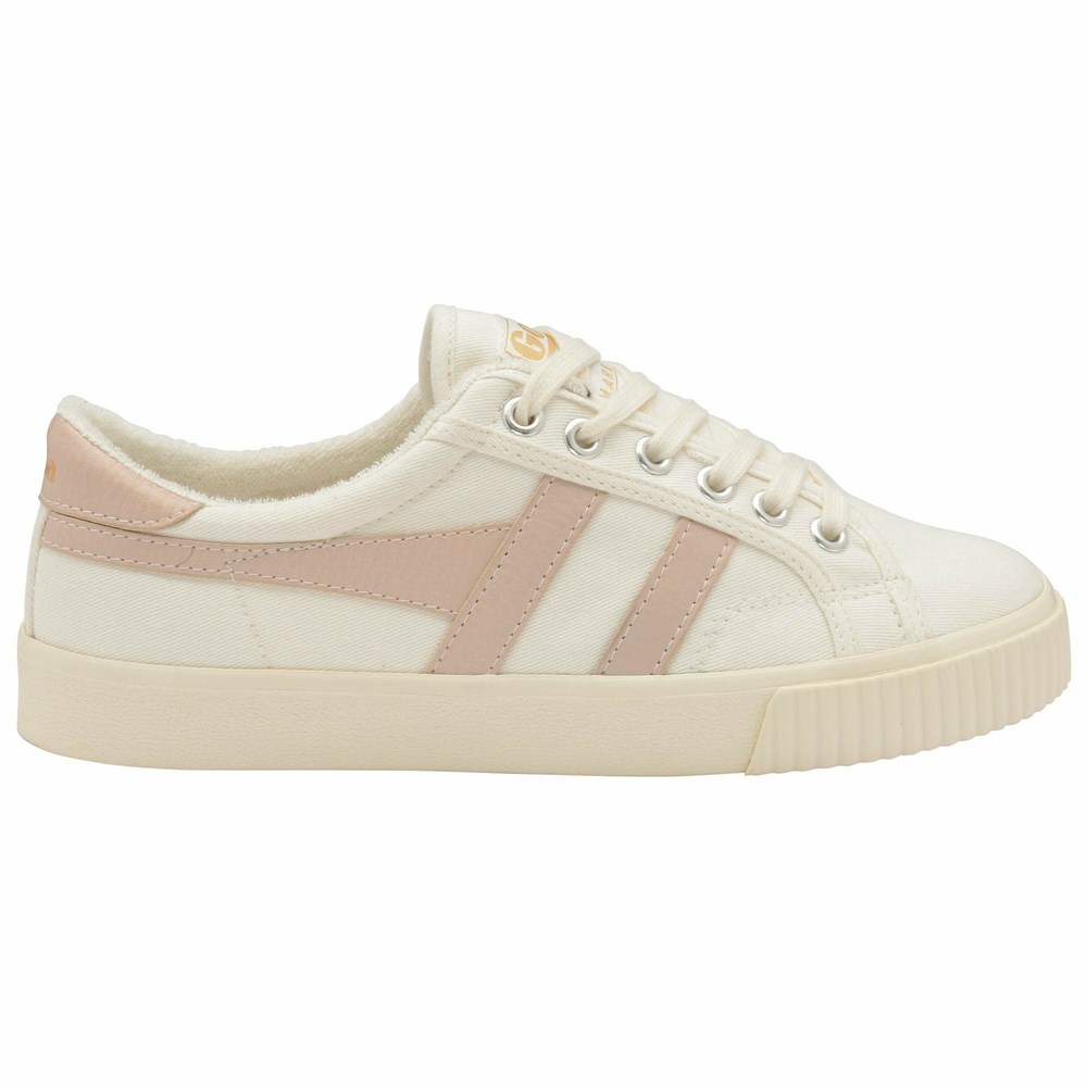 Basket Gola Tennis Mark Cox Blanche Femme | IJXG-90747286