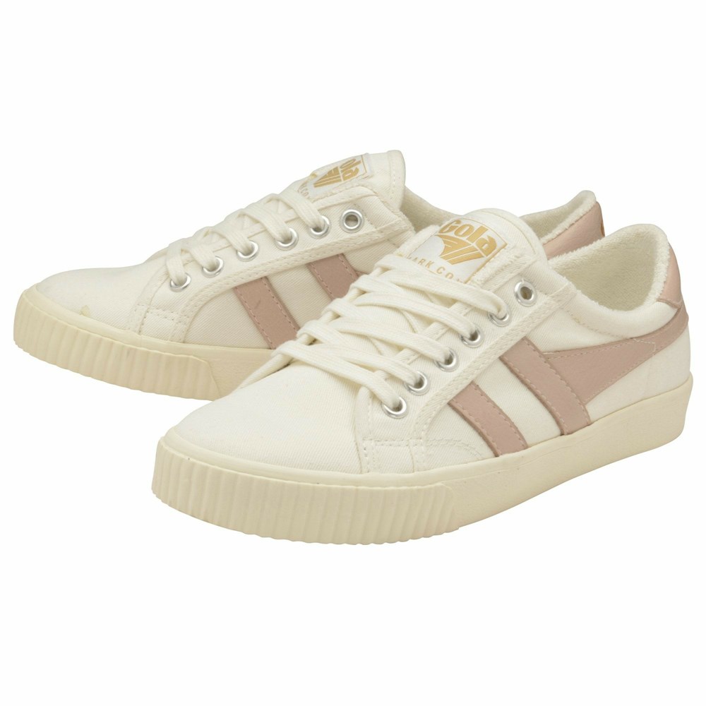 Basket Gola Tennis Mark Cox Blanche Femme | IJXG-90747286