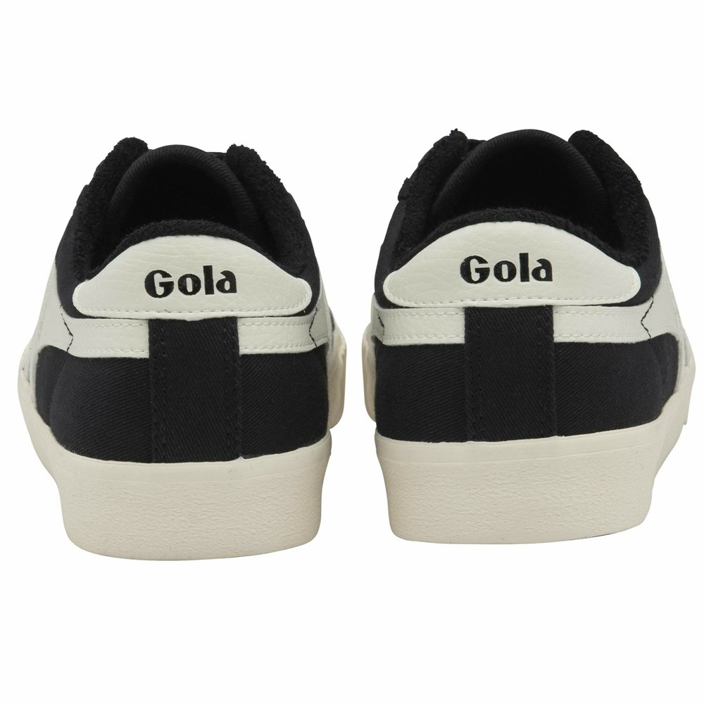 Basket Gola Tennis Mark Cox Noir Blanche Femme | SGHZ-64220509