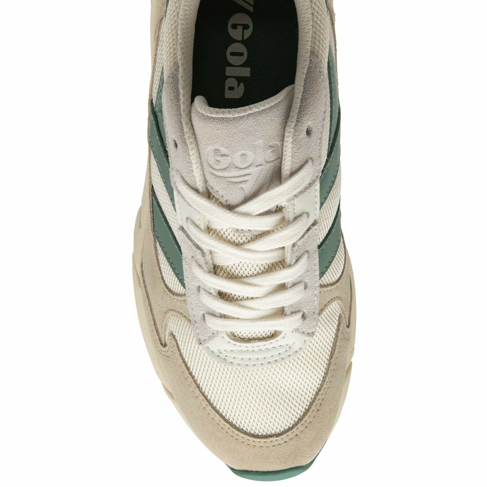 Basket Gola Tempest Blanche Marron Vert Femme | AAIE-71884933